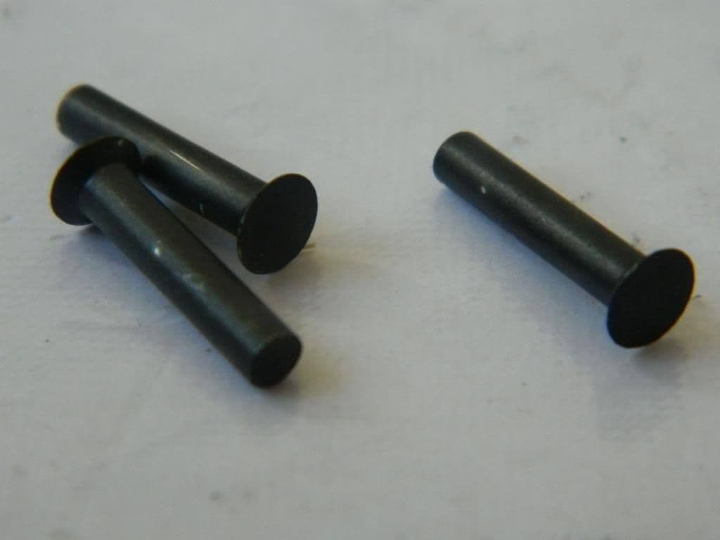200 x Solid Rivets Light Alloy CSK Length 5/8